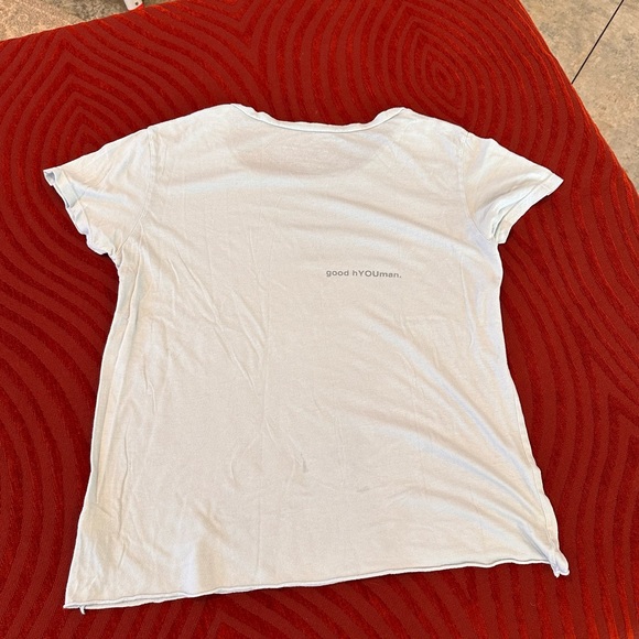 good hYOUman Medium Light Baby Blue Tee “See you tomorrow, babe” - weekend - Picture 10 of 10